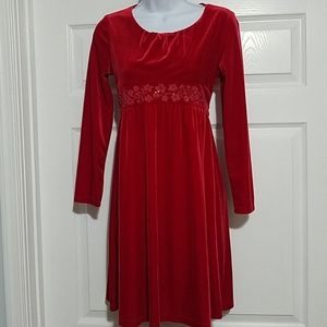 Red Velvet Holiday Dress